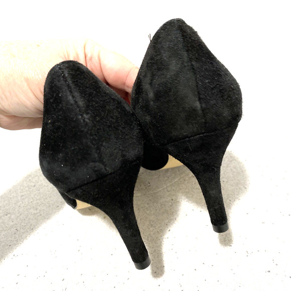 Vaneli black suede high heel pumps dressy US 10M shoes career events classic - Picture 3 of 10